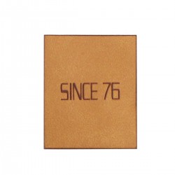 22 Deri Etiket Modeli