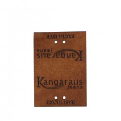 26 Deri Etiket Modeli