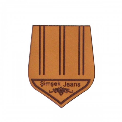 28 Deri Etiket Modeli