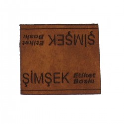 35 Deri Etiket Modeli