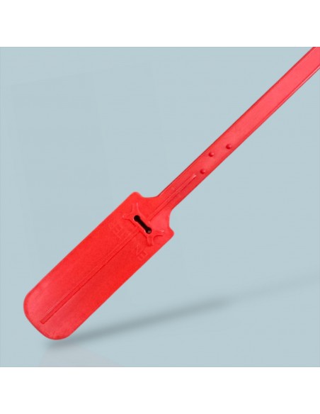 Plastik Kilitli Mühür Kelepçe Kırmızı