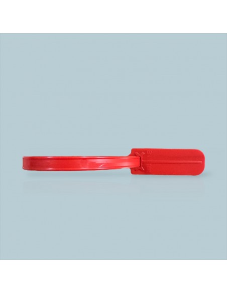 Plastik Kilitli Mühür Kelepçe Kırmızı