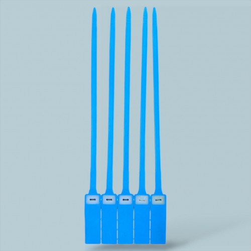 Plastik Kilitli Mühür Kelepçe Mavi