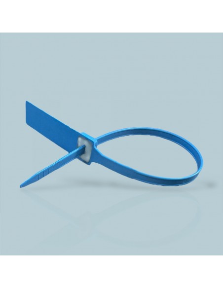 Plastik Kilitli Mühür Kelepçe Mavi