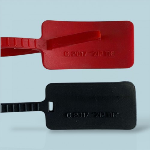 Plastik Kilitli Mühür Kelepçe Kauçuk