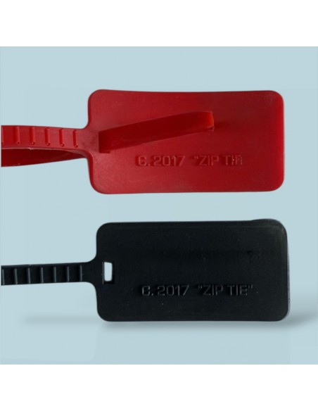 Plastik Kilitli Mühür Kelepçe Kauçuk