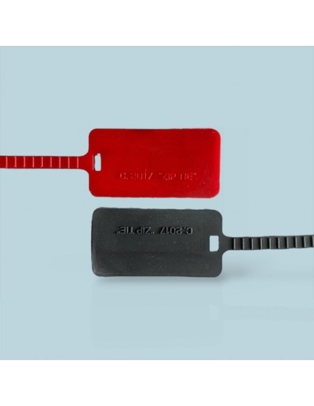 Plastik Kilitli Mühür Kelepçe Kauçuk