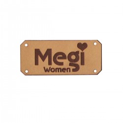 52 Deri Etiket Modeli