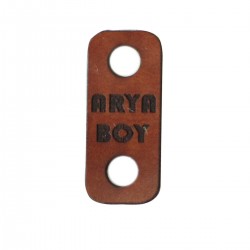 78 Deri Etiket Modeli